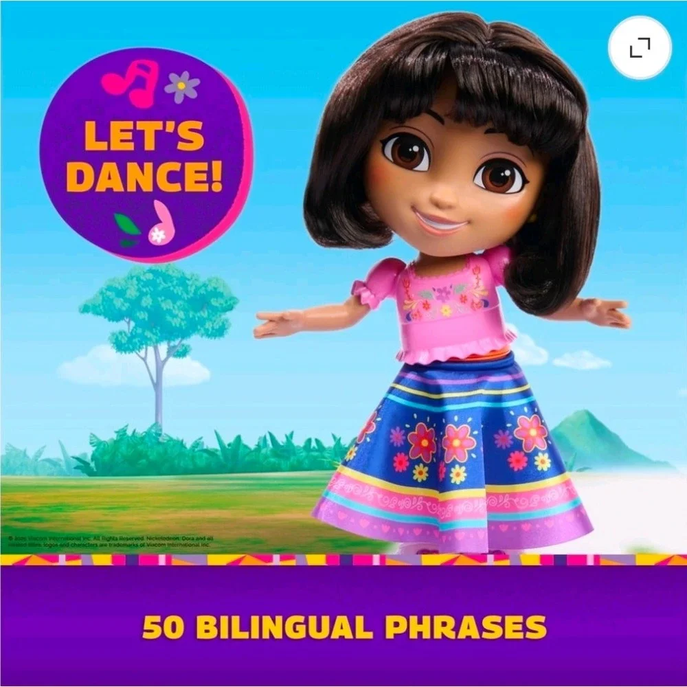 Dance With Me Dora the Explorer Interactive Doll Bilingual Phrases Songs New